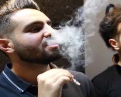 Ghaith Marwan smoking